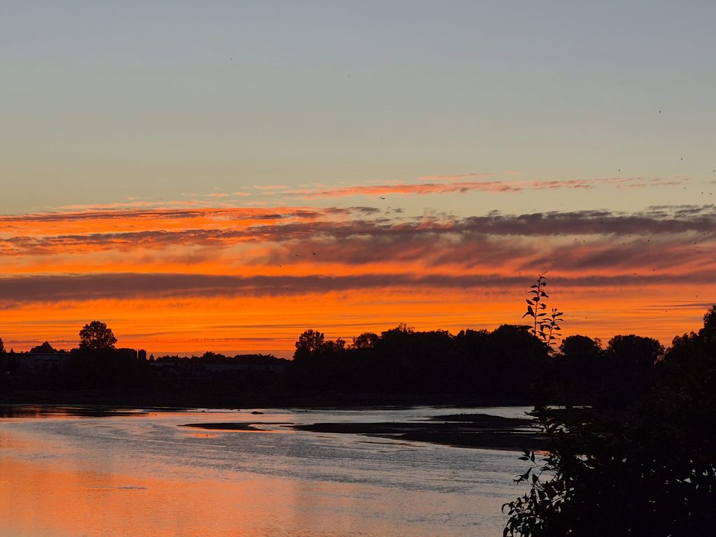 Sunset on the Loire.